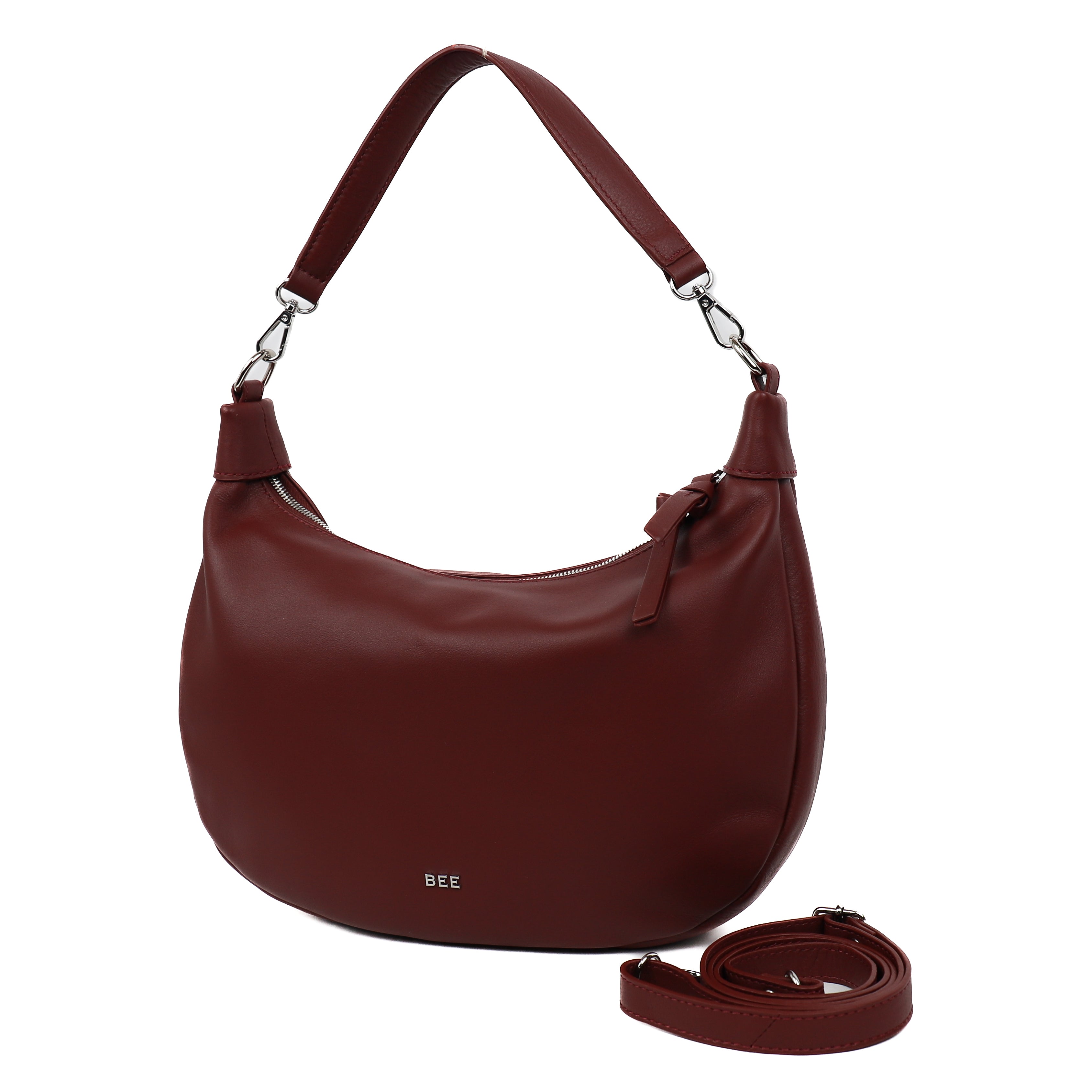 Hand-/schoudertas 'Lonny' Bordeaux Bordeaux