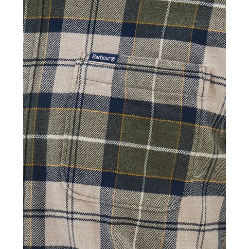 Barbour Kyeloch Tailored Tarten Skjorte, Forest Mist, XL