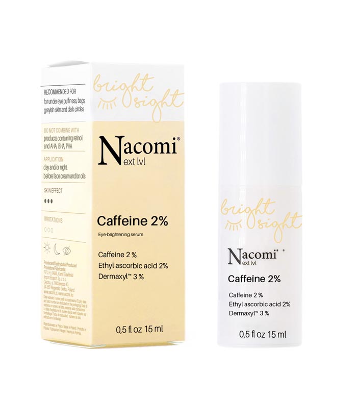 Nacomi - *Next Level* - Sérum iluminador para contorno dos olhos com cafeína 2%