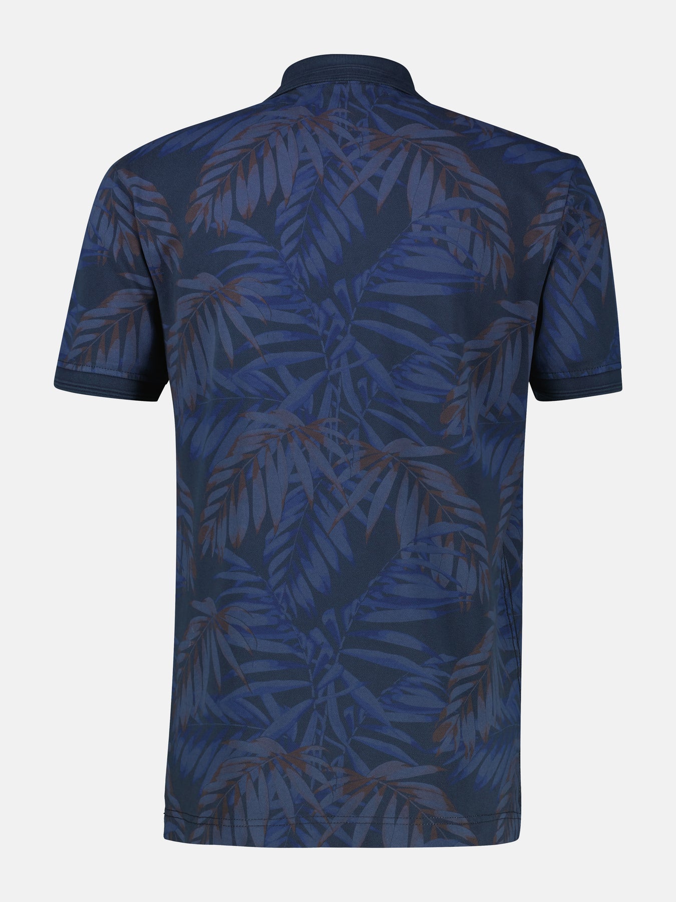 Herren Poloshirt, floral bedruckt