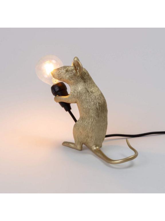 Seletti Mouse Sitting tafellamp USB wit