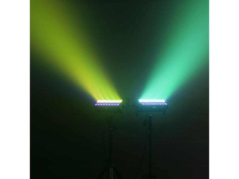 BeamZ LED-Bar LCB99 Kompakte 2-in-1-LED-Leiste mit 9 x 6-W-RGBW-LEDs in Kombination mit 9 x 3-W-UV-LEDs