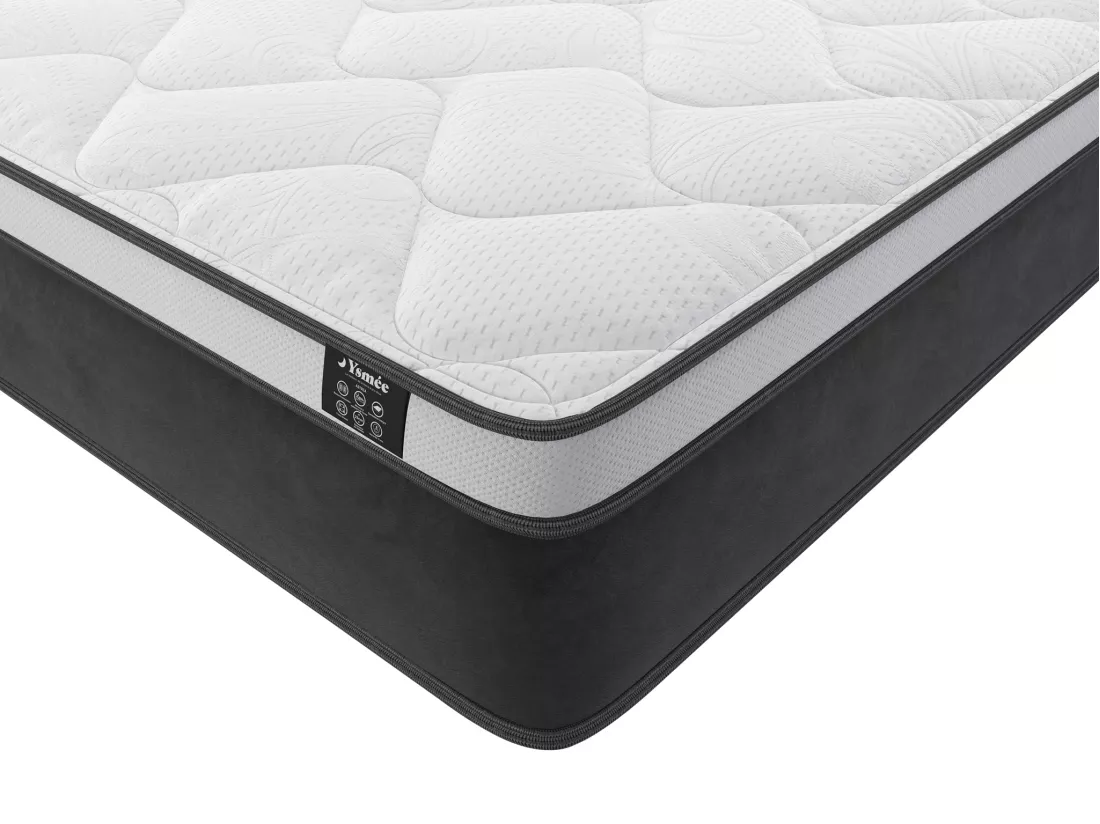 Matelas 180 x 200 cm hybride ressorts ensachés et mémoire de forme ép.25cm - ASTRIA Art Collection de YSMÉE