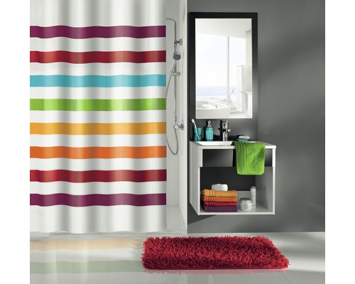Douchegordijn Kleine Wolke Select multicolor textiel 180 x 200 cm