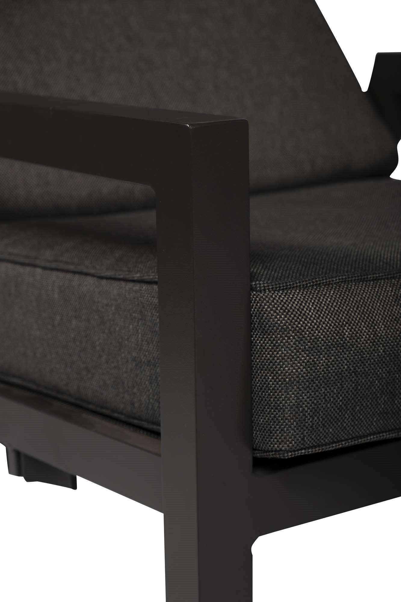 Tierra Outdoor 5-zits loungeset Campo antraciet