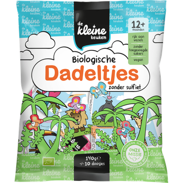 De Kleine Keuken Biologische Dadeltjes Zonder Sulfiet 12+ Maanden 140 g
