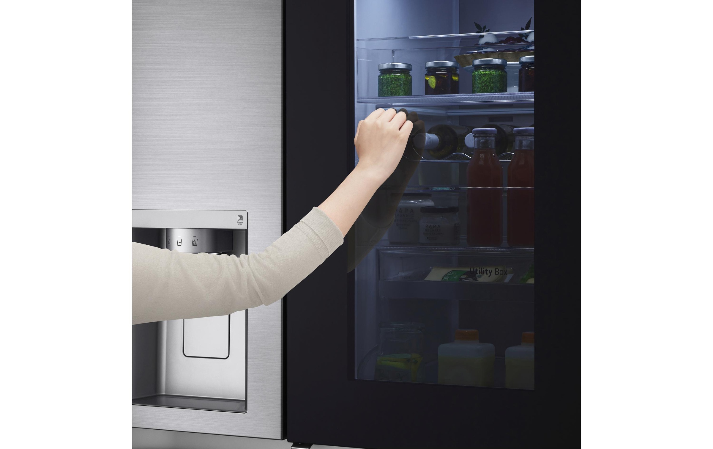 LG Side-by-Side »GSXV91PZAE« 179 cm hoch 91,3 cm breit