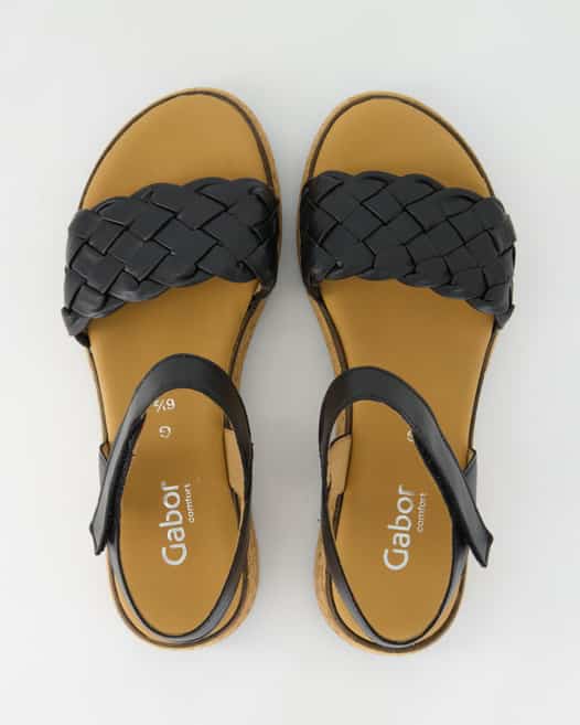 Gabor Comfort 62.829.57 Sandalen in Schwarz