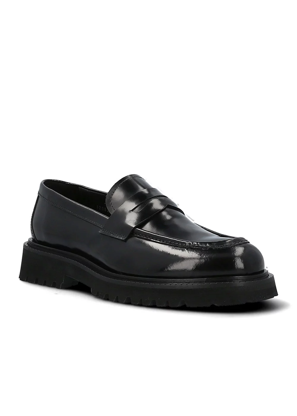 MOCASSIN TESEO CUIR NOIR
