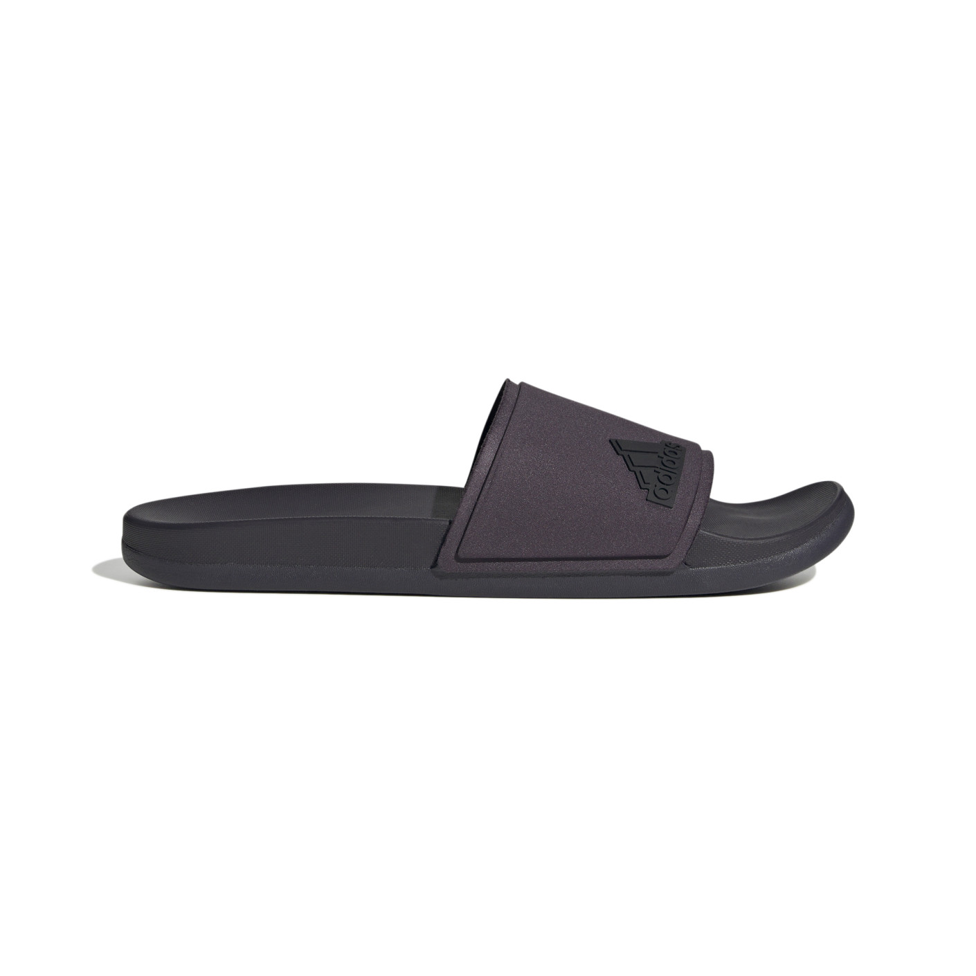 Adidas Adilette Comfort Elevated Slippers Zwart Donkerpaars