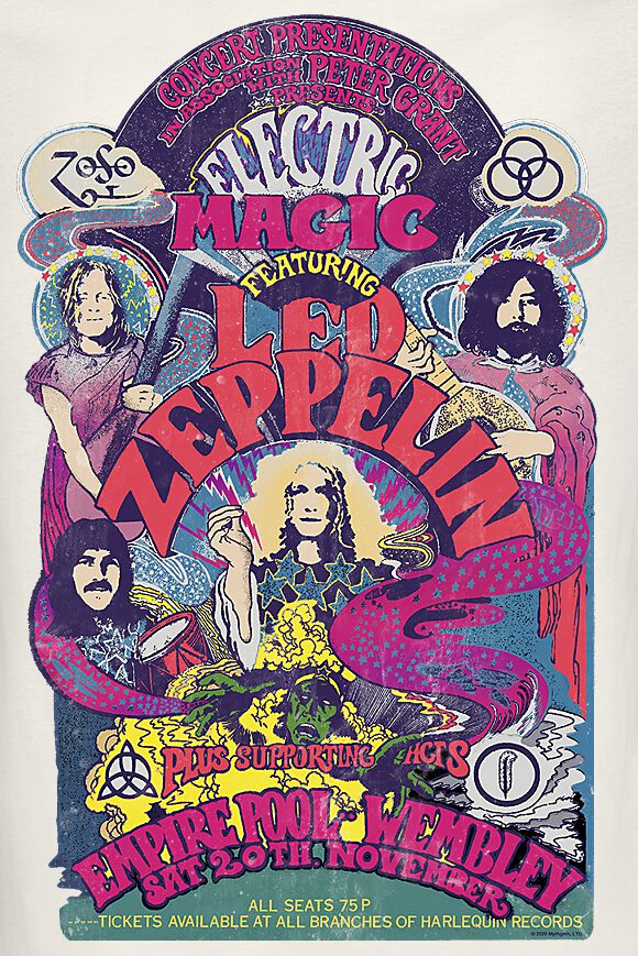 Amplified Collection - Electric Magic | Led Zeppelin T-Shirt Manches courtes
