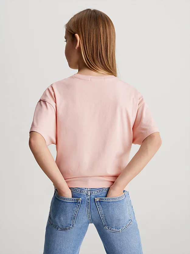 Camiseta com monograma e modelagem relaxada