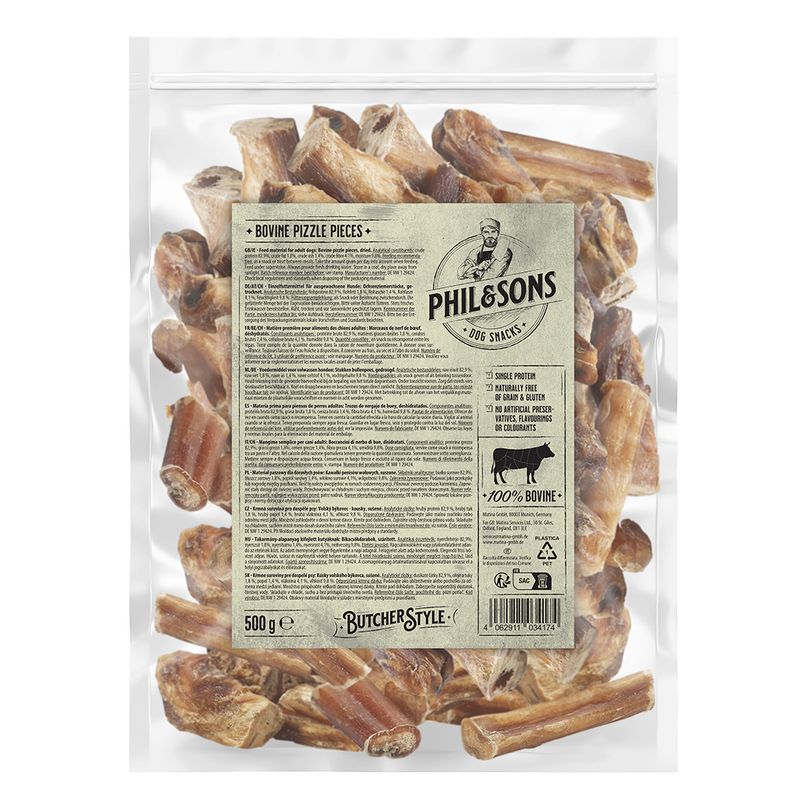 Morceaux de cimiers de bœuf