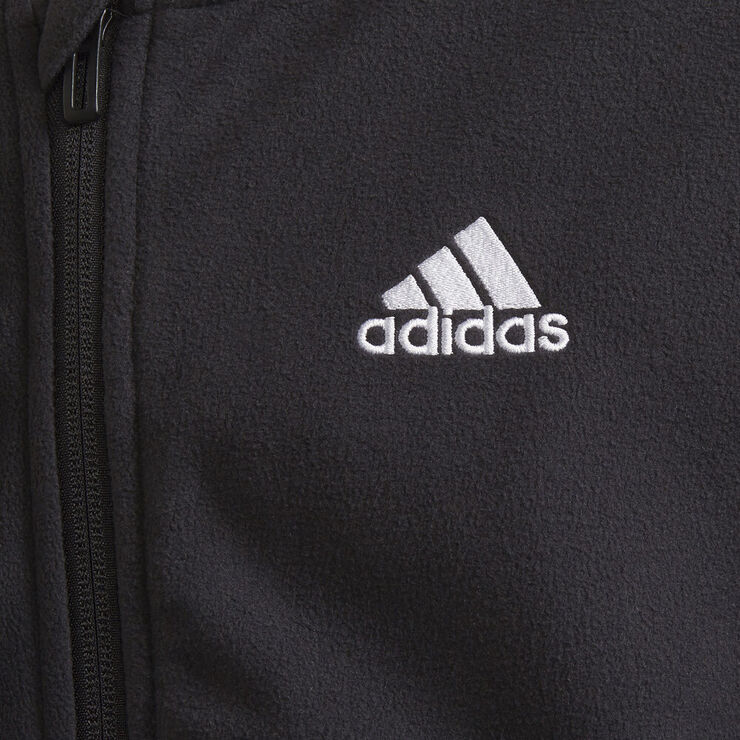adidas Future Icons Primegreen Polar Fleece 3-Stripes hættetrøje Sort