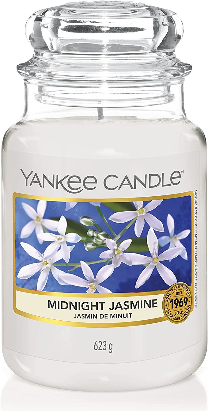 Yankee Candle Duftkerze Duftwachsglas groß Midnight Jasmine