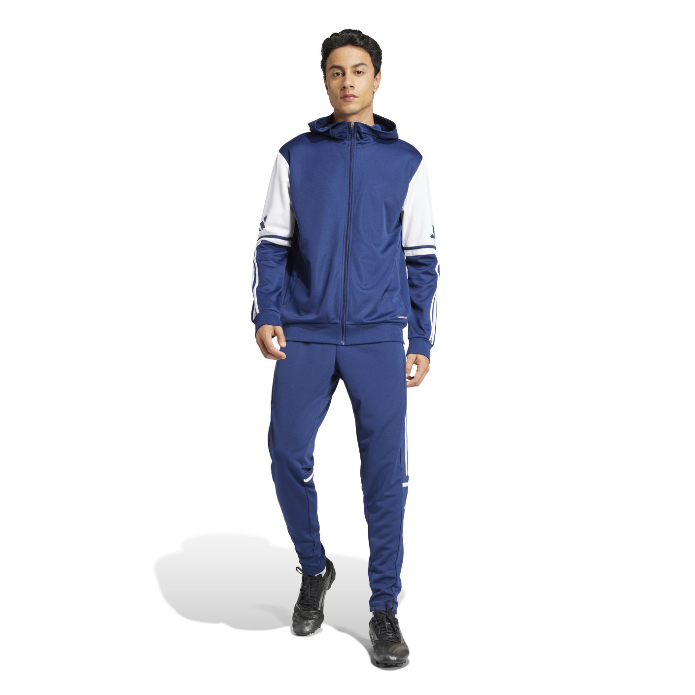 Adidas Squadra 25 Hooded Trainingsjack Donkerblauw Wit