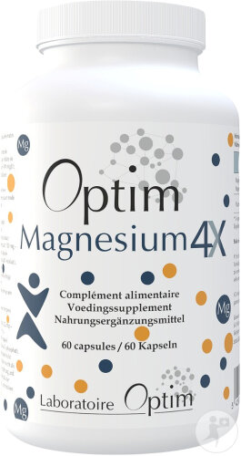 Optim Magnésium 4X 60 Gélules