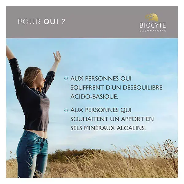 Biocyte Ph BASIC Suplemento Mineral para Auxílio no Metabolismo Ácido-Base - 90 Cápsulas