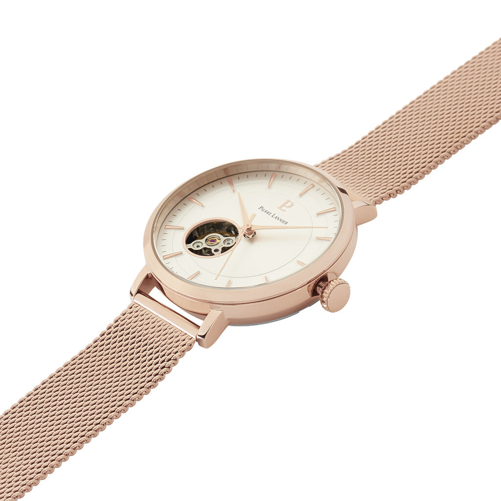 Coffre De Montre Pierre Lannier Automatic Argenté