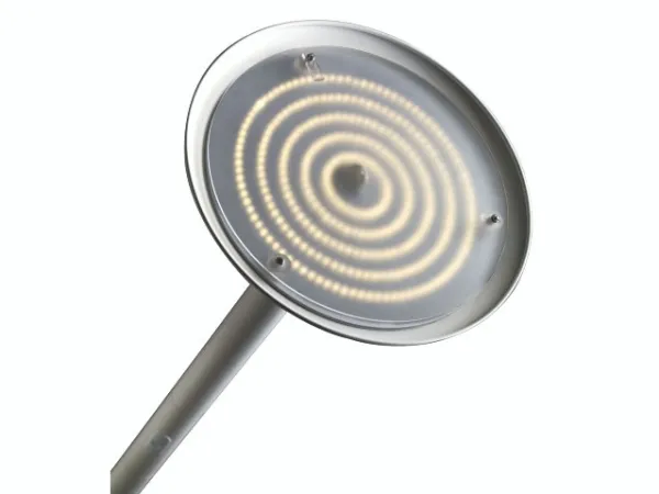 Unilux Pryska LED Uplight gulvlampe – hvid/træ
