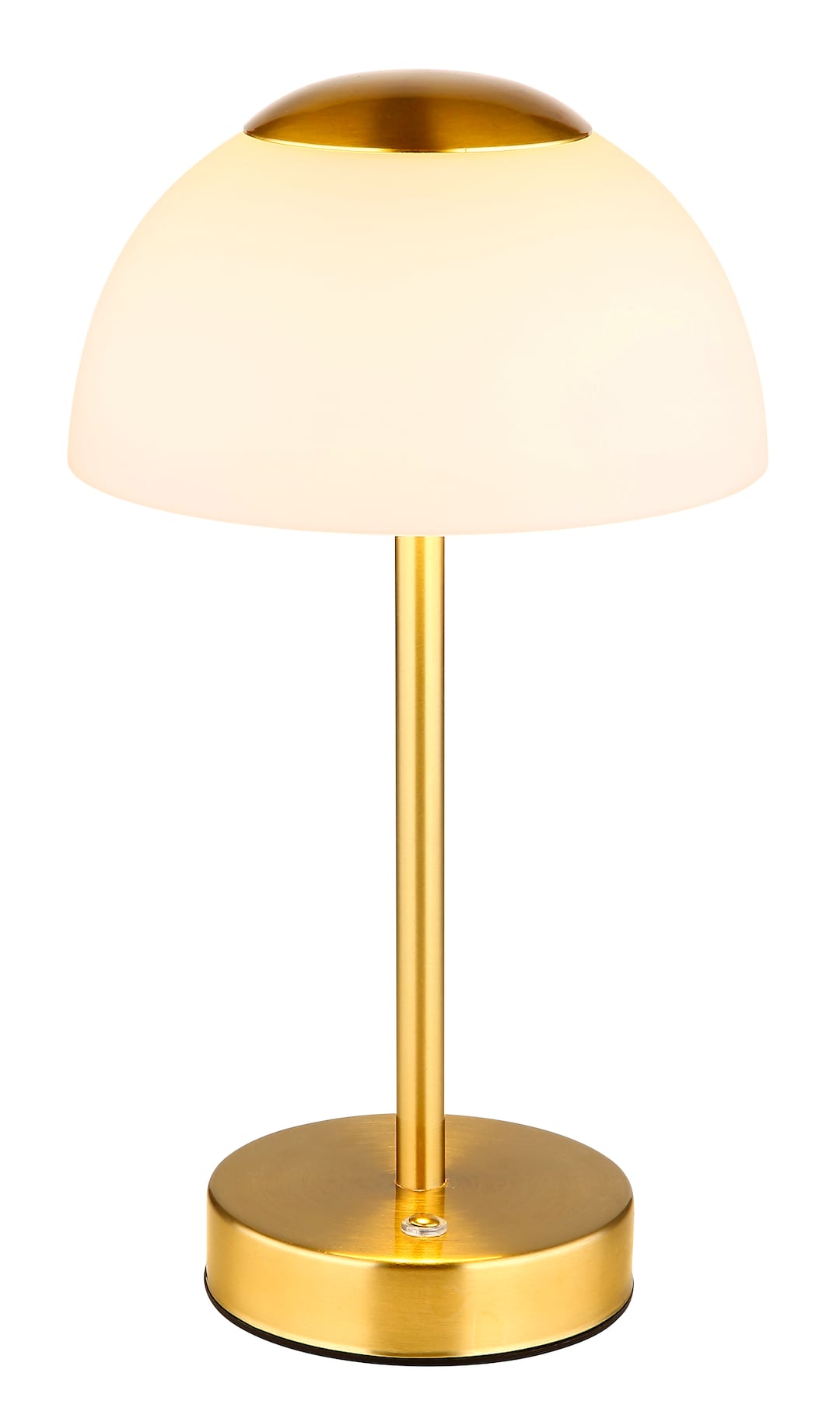 GLOBO Akku LED Tischlampe SAMIRA 31 cm mattmessing
