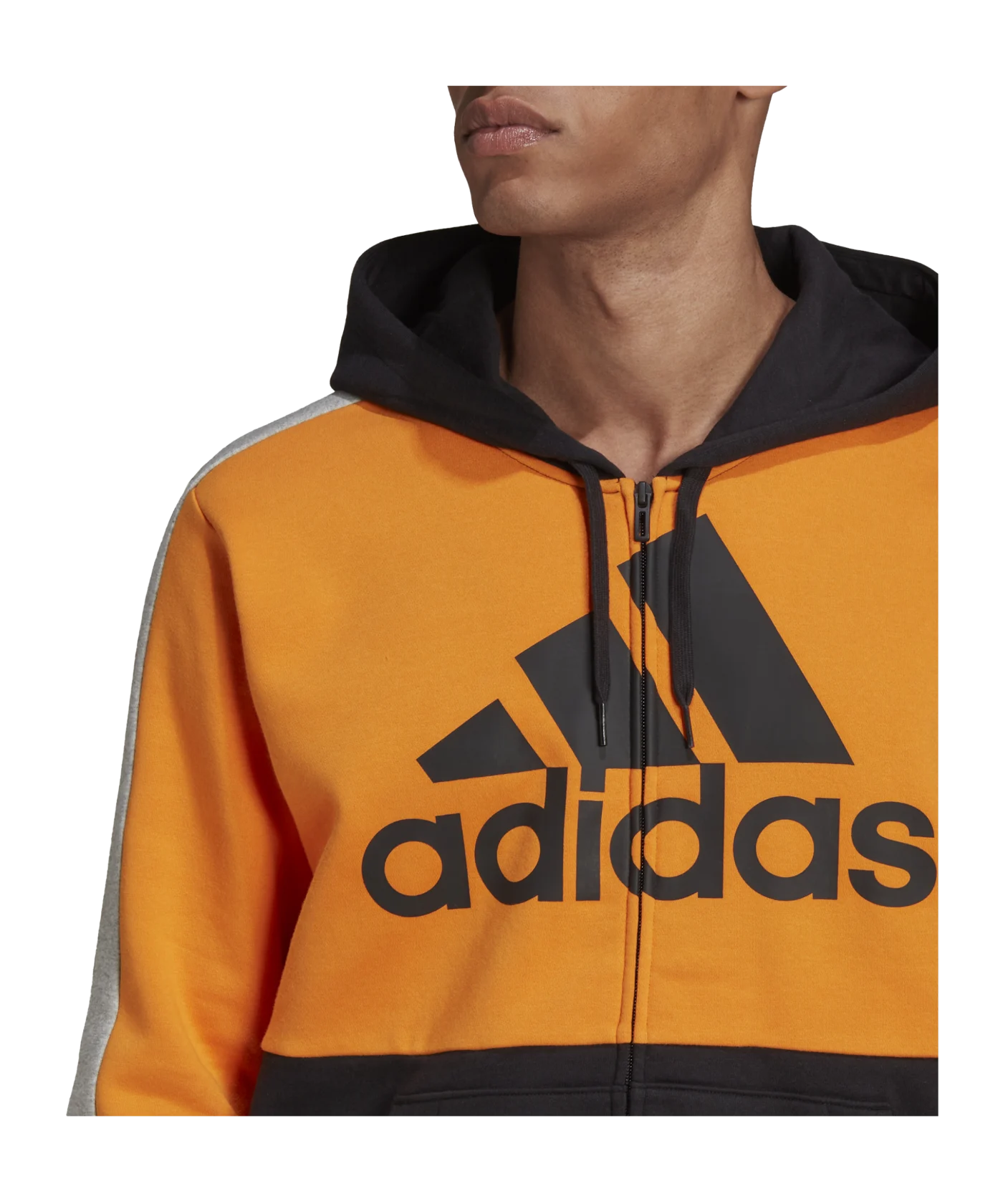 adidas Essentials Colorblock Kapuzenjacke Orange