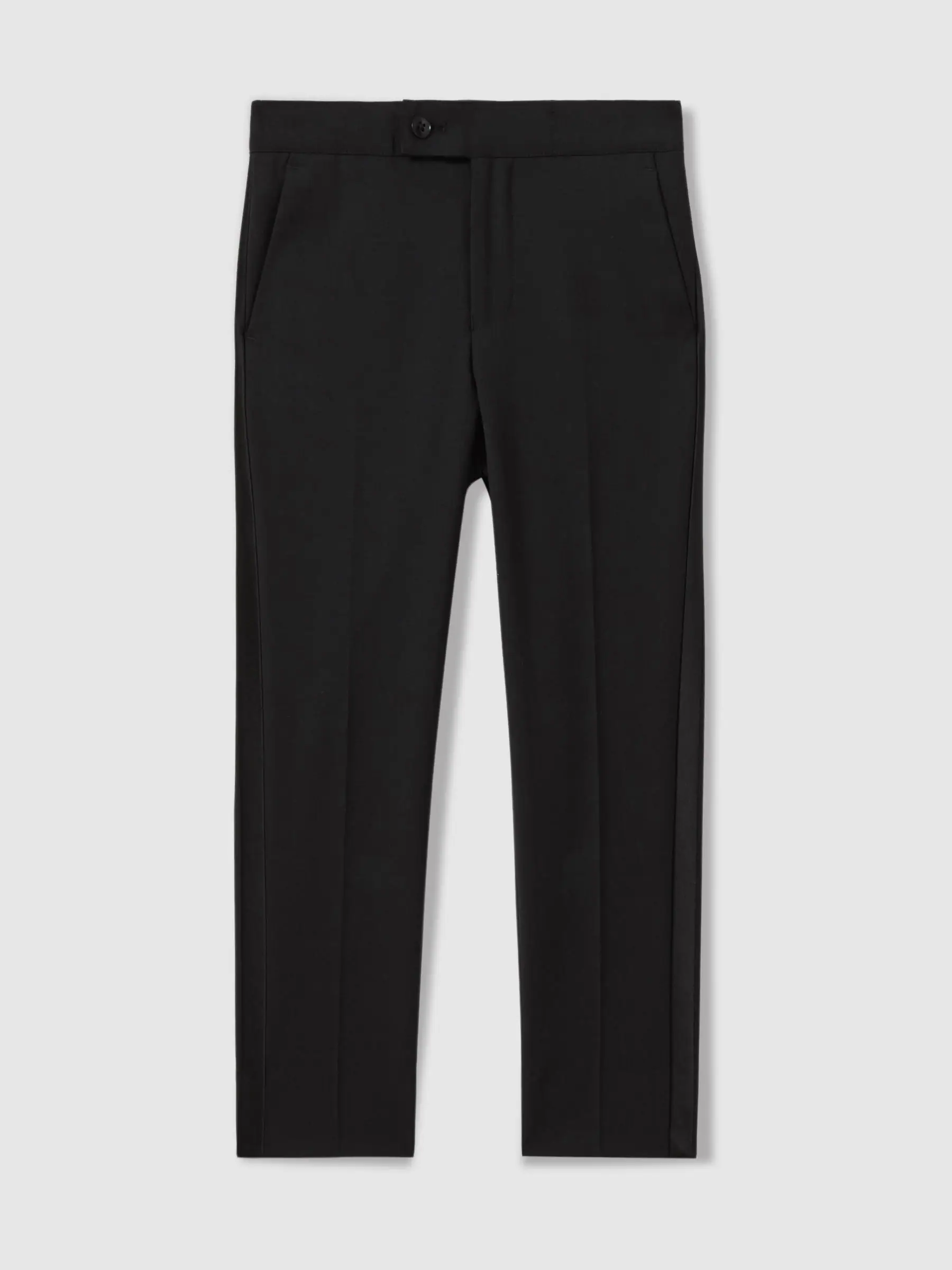 Zwart - Reiss Knightsbridge Tuxedo broek van satijn met strepen
