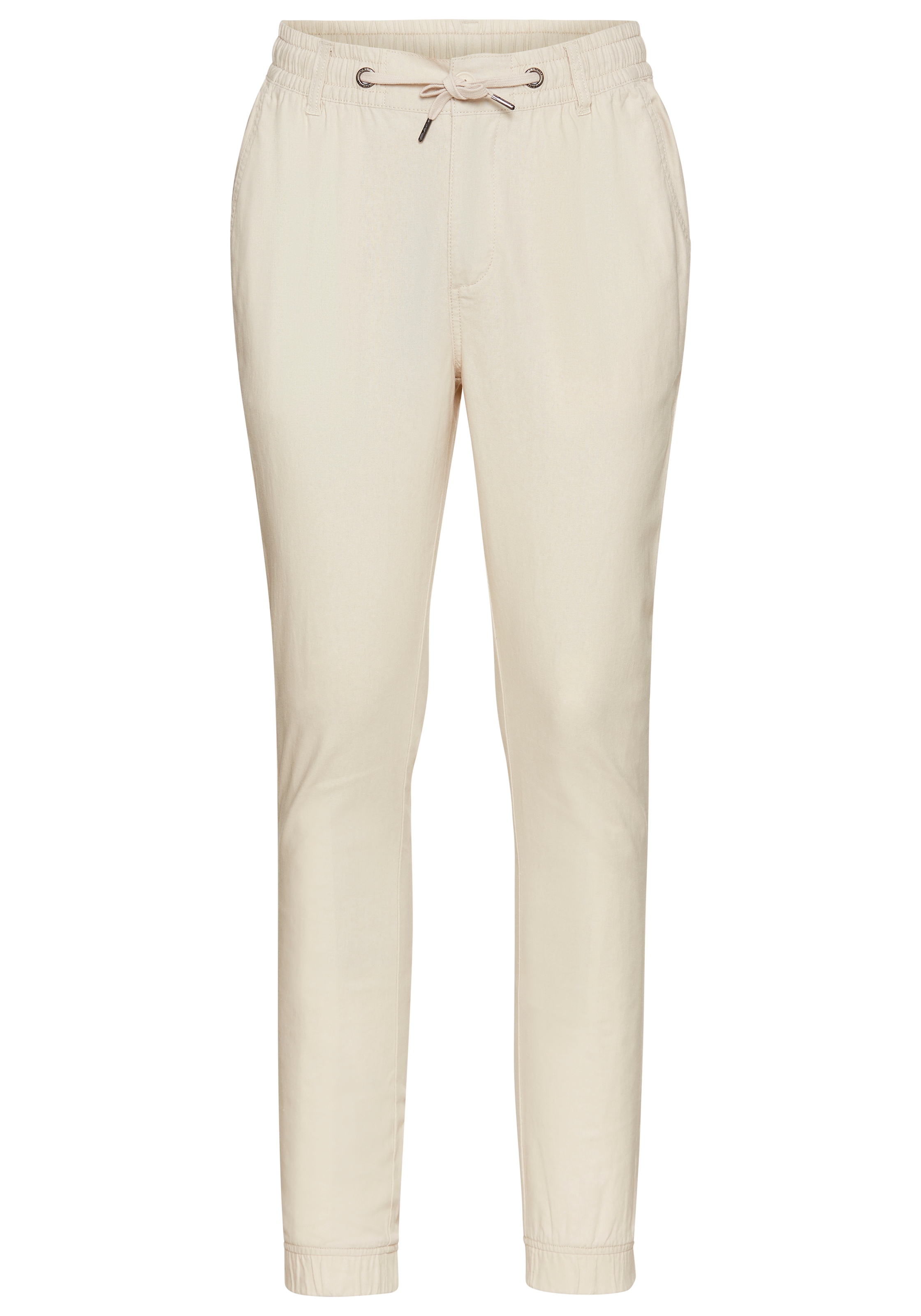 DELMAO Leinenhose  Leinenhose mit Kordelzug