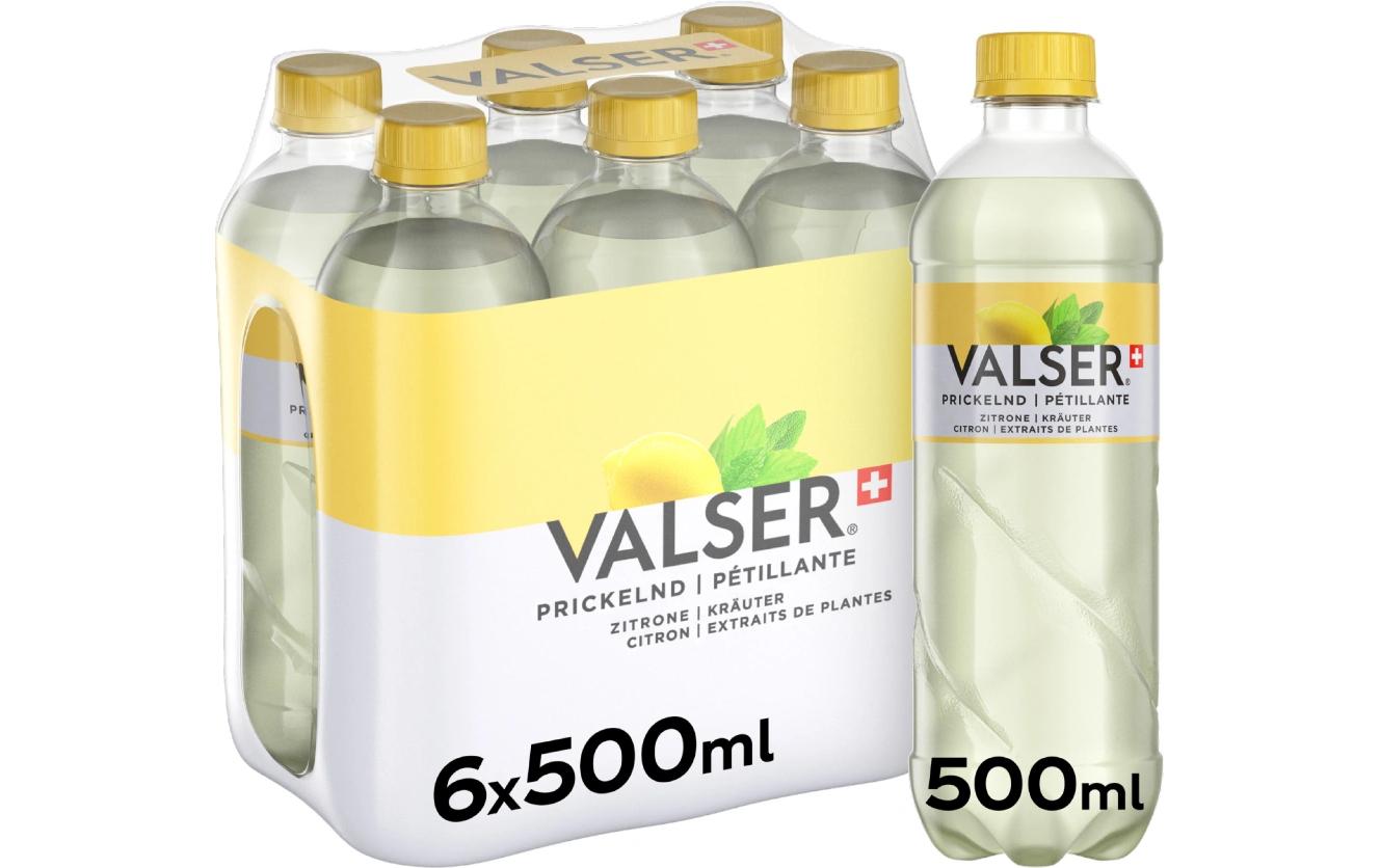 Wasser Zitrone-Kräuter 6 Stück x 0.5 lKalorienarmes Erfrischungsgetränk mit Zitronen- und Kräuteraroma