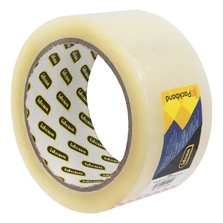 Idena Packband 50mmx66m transparent, geräuscharm, 1 Stück