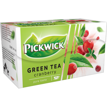 Pickwick Cranberry Groene Thee 20 Stuks