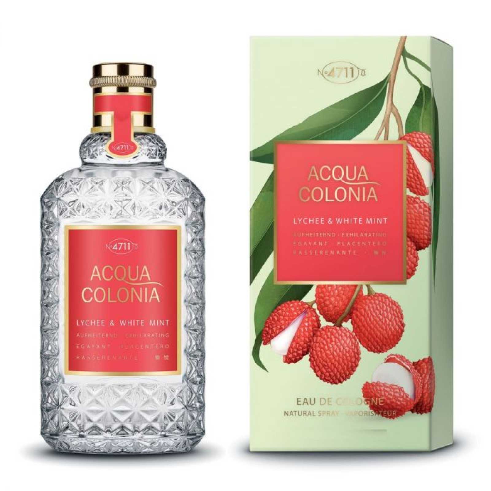 4711 Água de Colônia Spray de Lichia e Hortelã Branca 50 ml