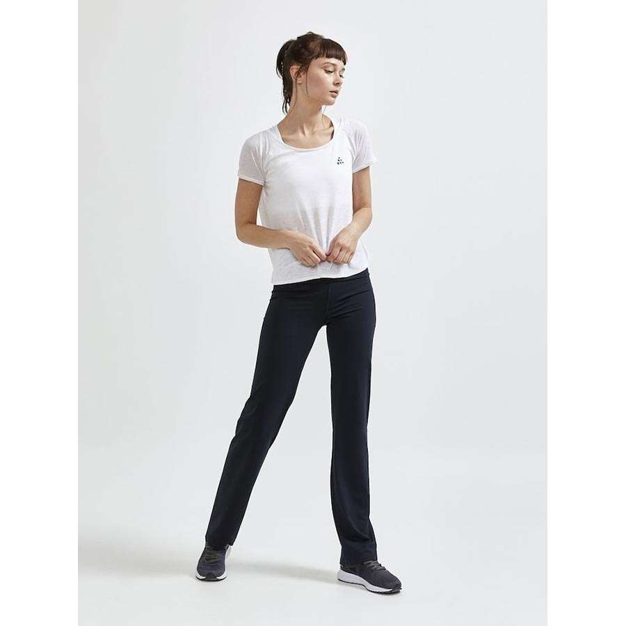 Craft CORE Charge Cross Back Hardloopshirt Korte Mouwen Wit Dames