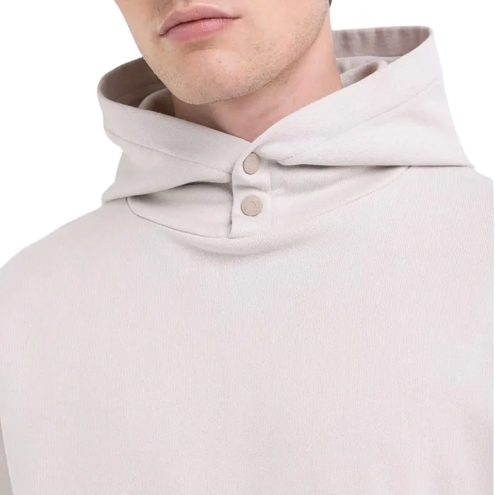 Replay Button Hoodie Heren