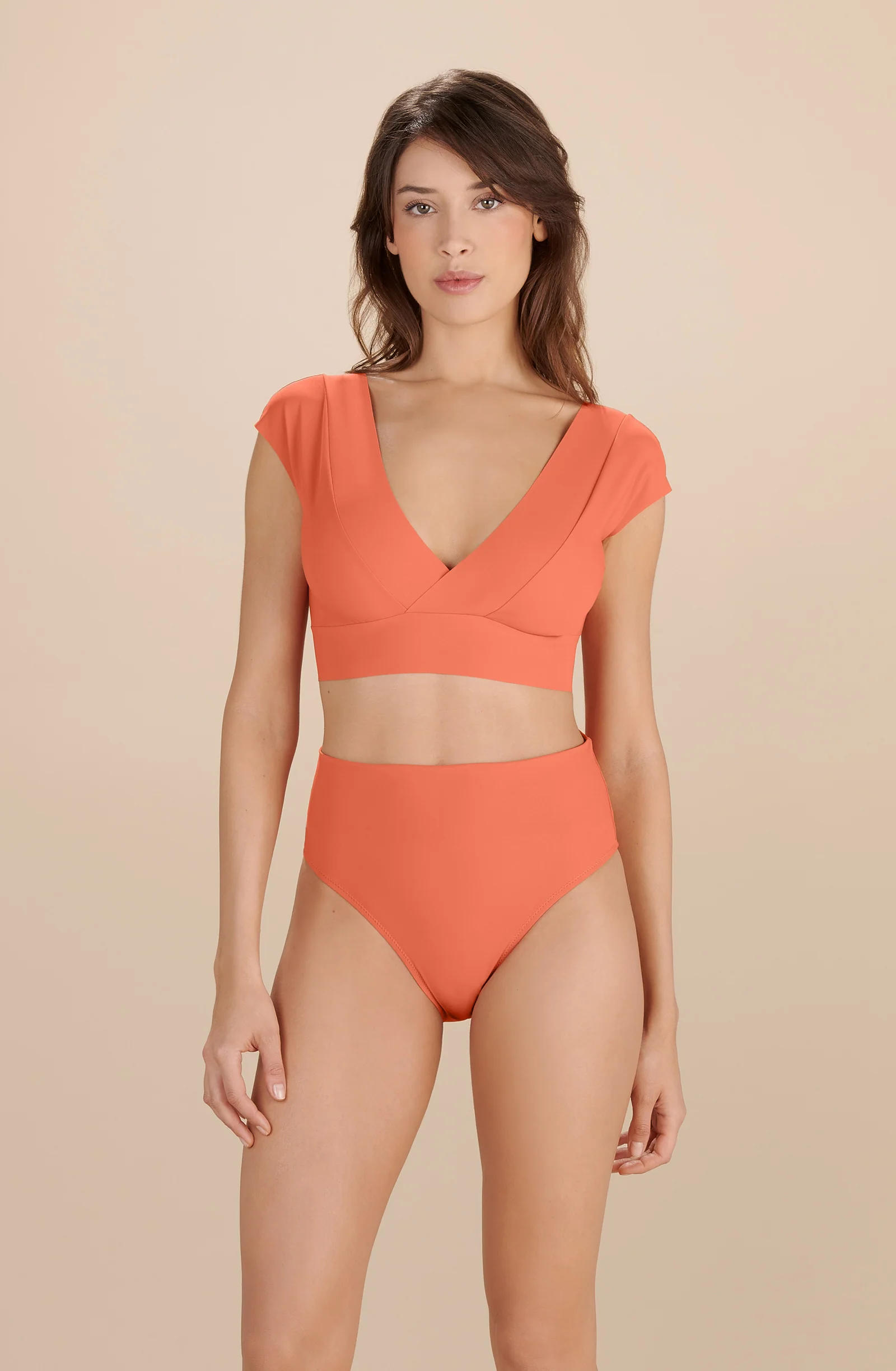 anjali Crop-top paprika Paprika