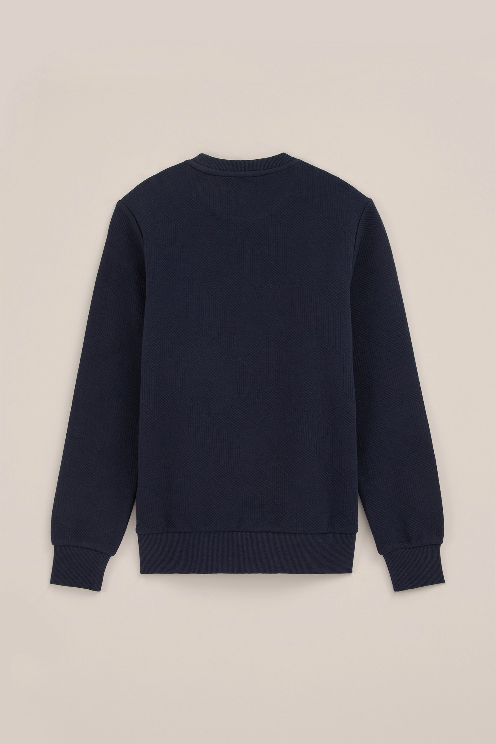Jongens sweater met structuur Blue Ridge Marineblauw
