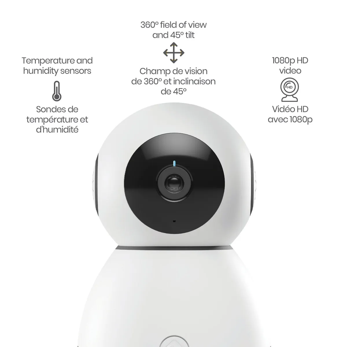 Safety 1st Moniteur bébé Smart 360°