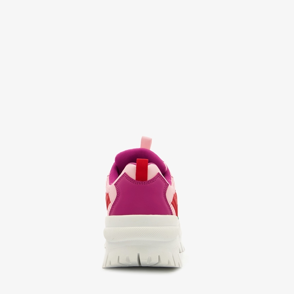 Blue Box dames dad sneakers roze groen