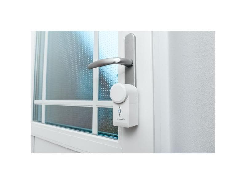 Homematic IP Smart Home Funk-Türschlossantrieb HmIP-DLD - W Komfortable & Flexible Zutrittssteuerung – für Euro-Zylinder / mit optionalem Adapter auch für CH und KABA-Zylinder – HmIP-DLD
