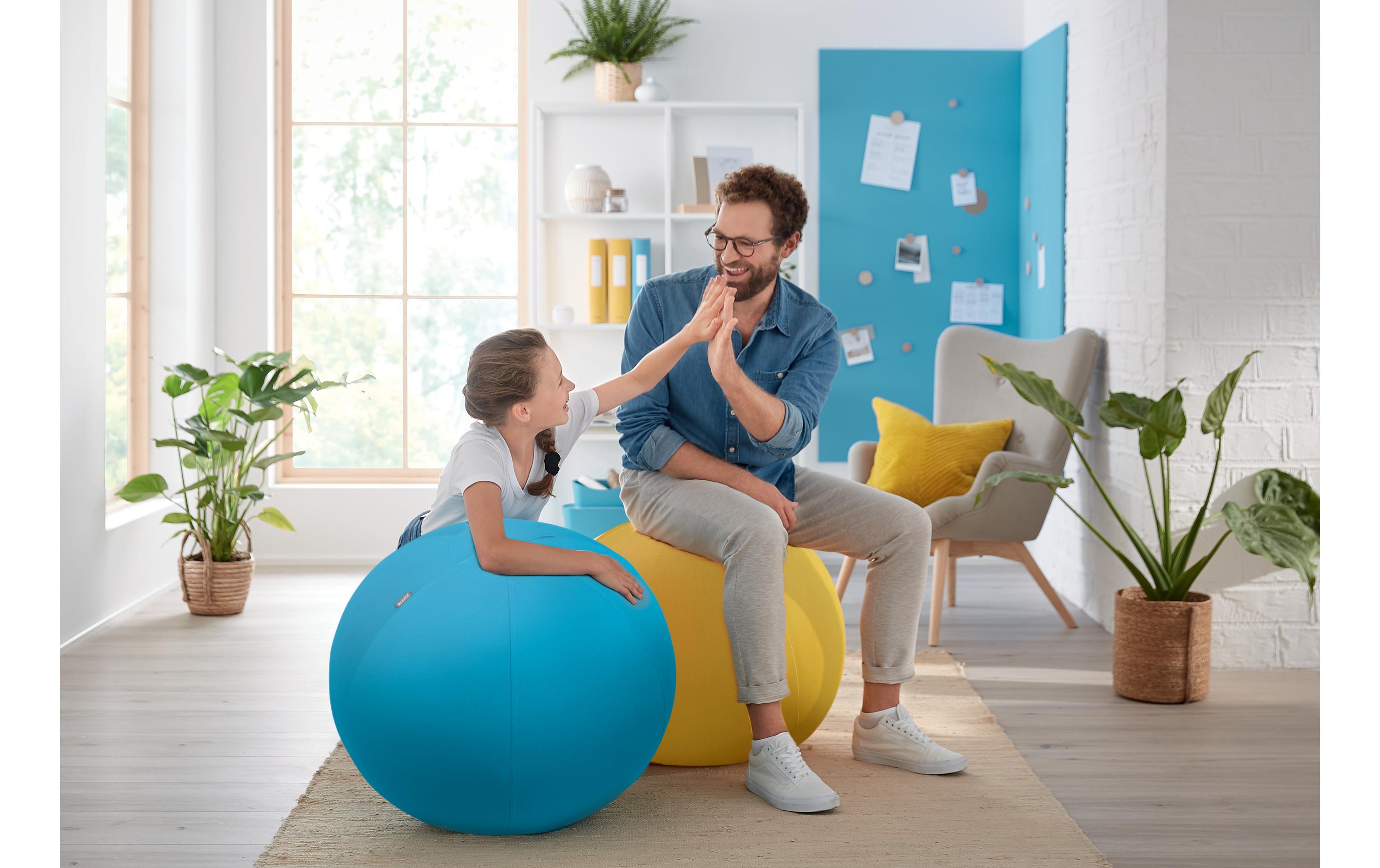 Sitzball Ergo Cosy Active GelbDer ergonomische Leitz Ergo Cosy Sitzball für aktives Sitzen