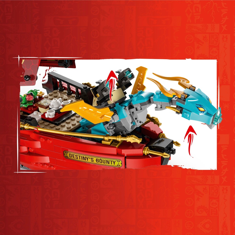 LEGO NINJAGO 71797 Destiny's Bounty – Wettlauf gegen die Zeit – Bauset