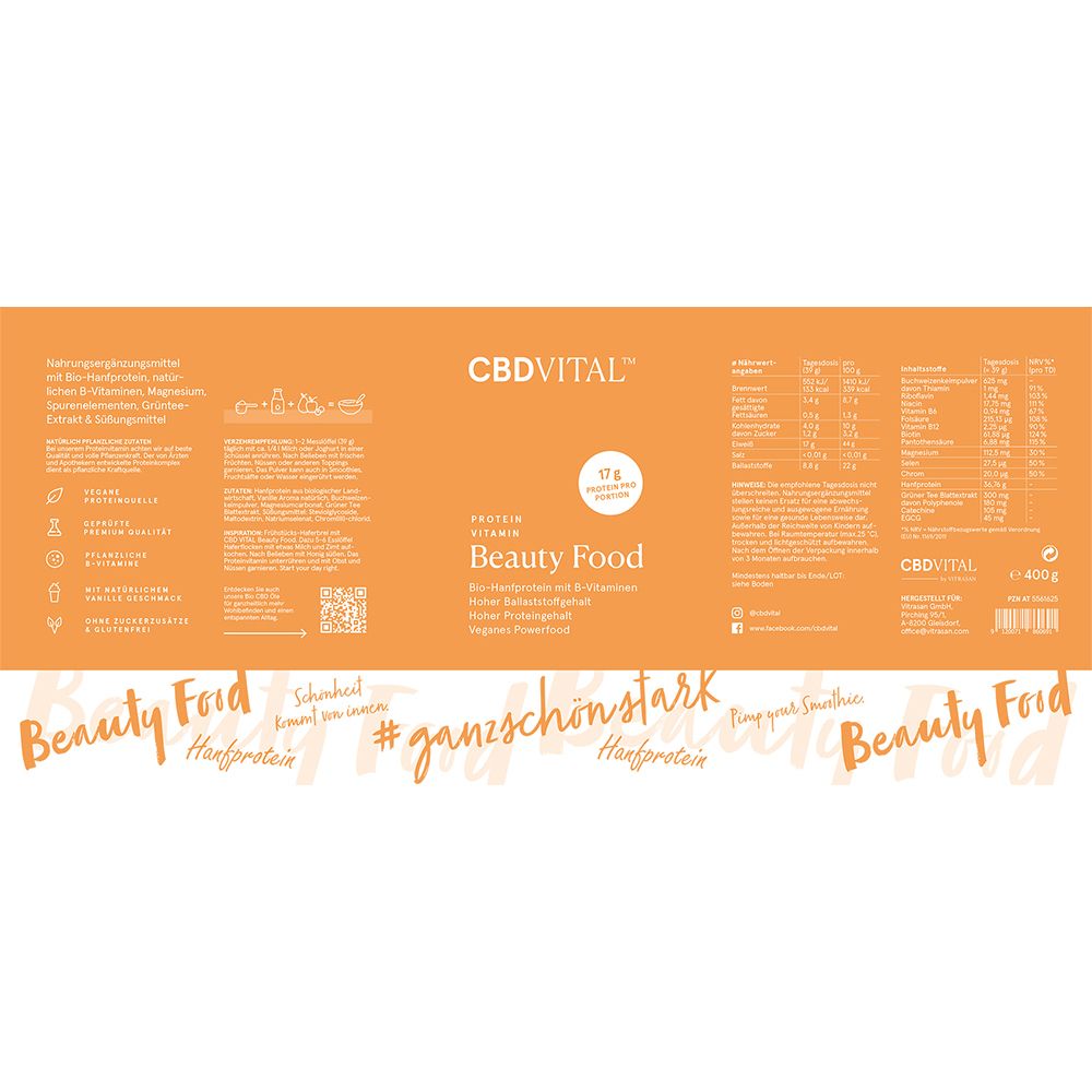 CBD VITAL Beauty Food Proteinvitamin