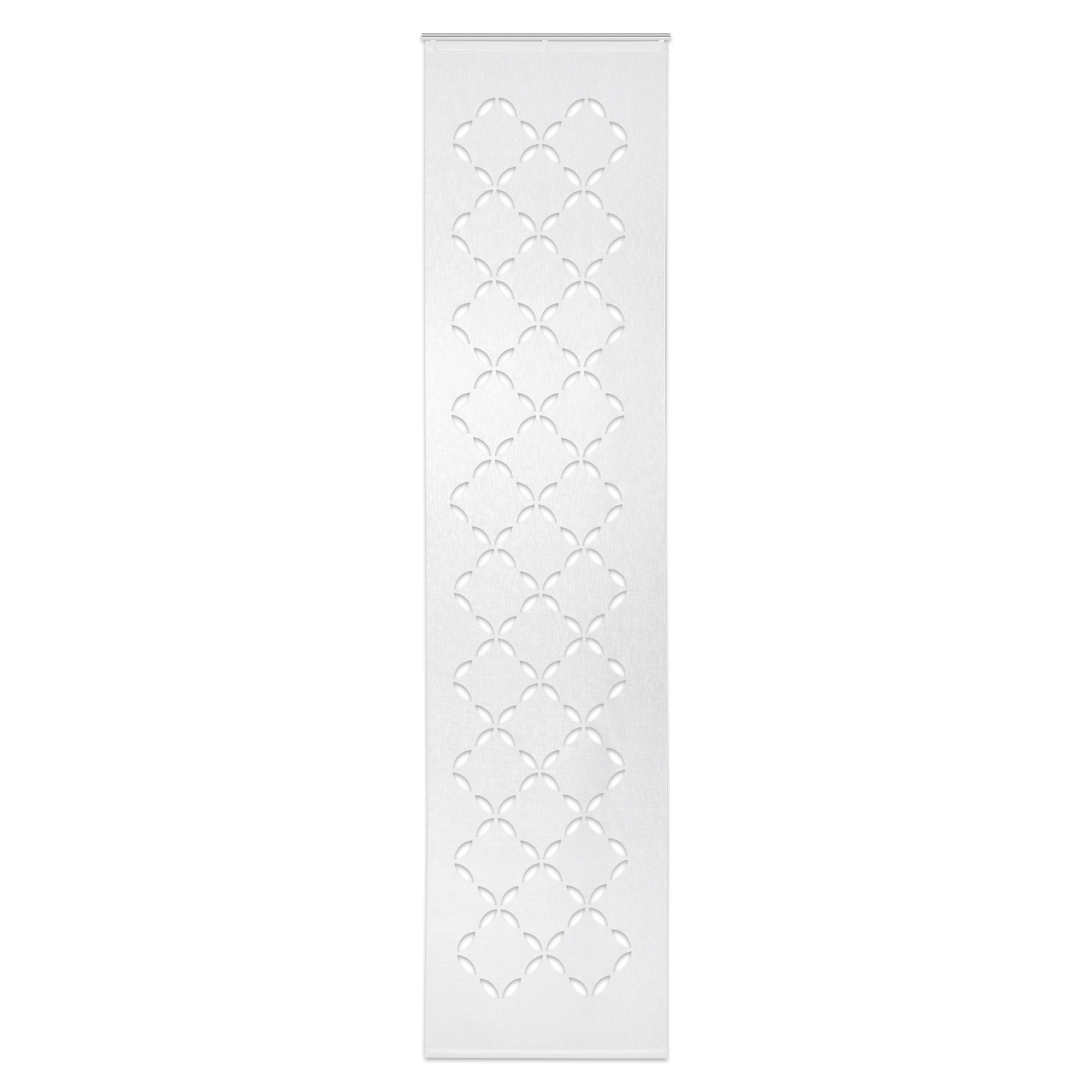 Schiebevorhang - weiß - 60x245 cm