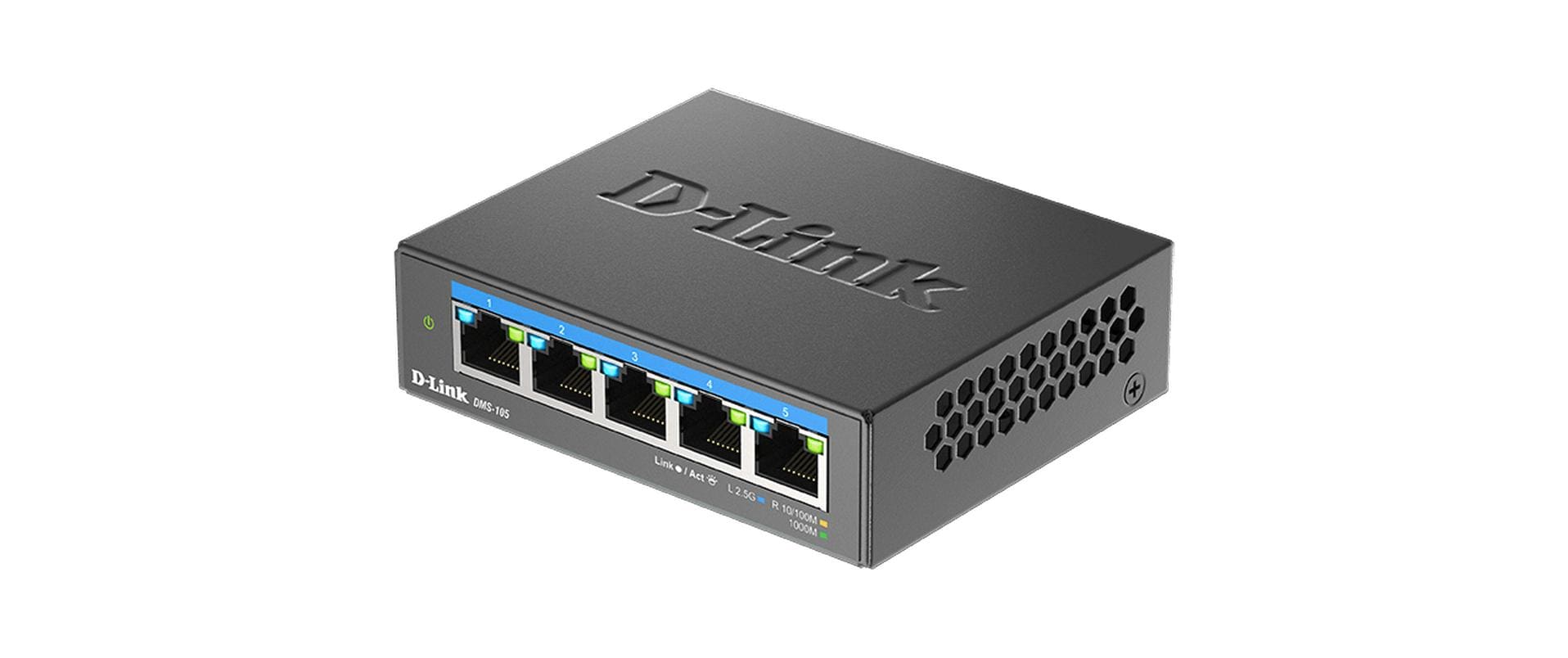 Switch DMS-105/E 5 Port<br>5-Port 2.5G Multi-Gigabit Desktop Switch