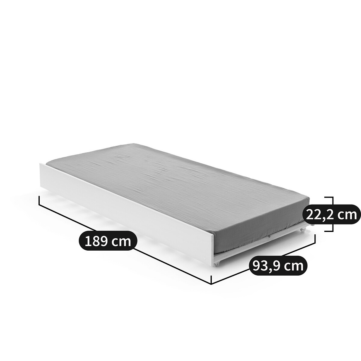 LA REDOUTE INTERIORS<br>Cama com gavetas Mileo