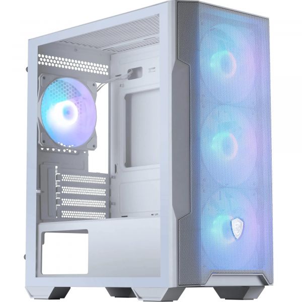 MSI MAG FORGE M100R Semi M-ATX Vidro Temperado USB 3.2 ARGB Branca