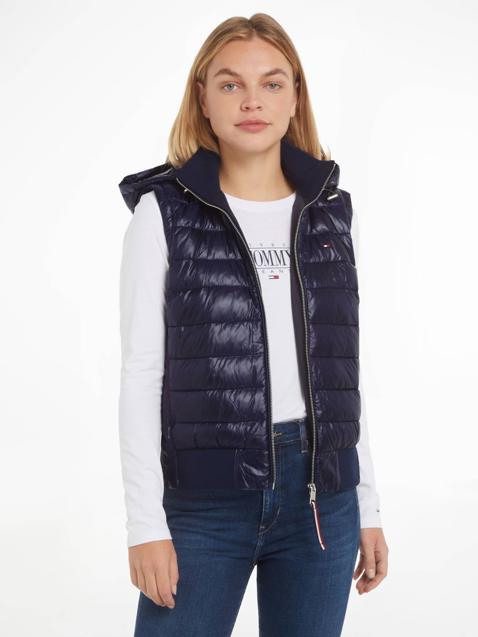 Tommy Hilfiger| Damen Steppweste SPORTY SORONA SIDE ZIP VEST