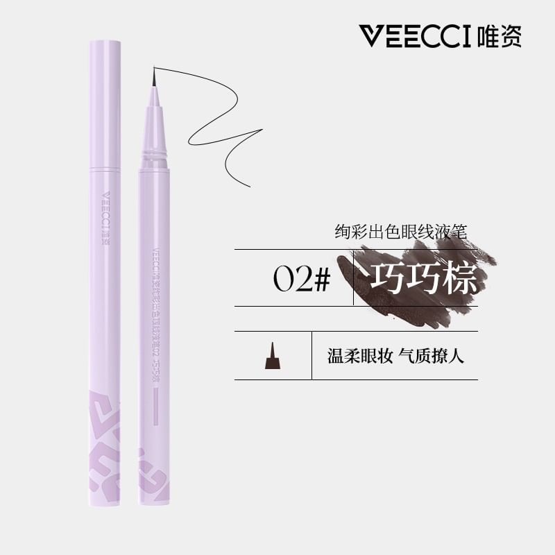 VEECCI - Kleurrijke vloeibare eyeliner / Smiling Aegyosal eyeliner - 4 kleuren