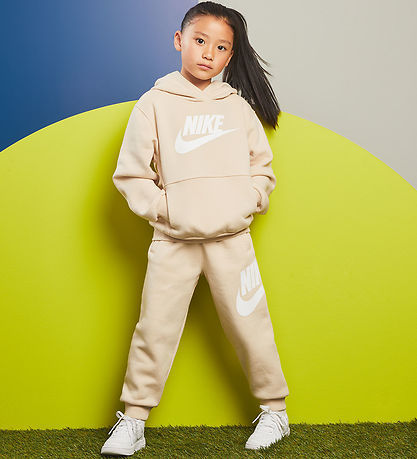 Nike Sweats?t - Sanddrift m. Hvid