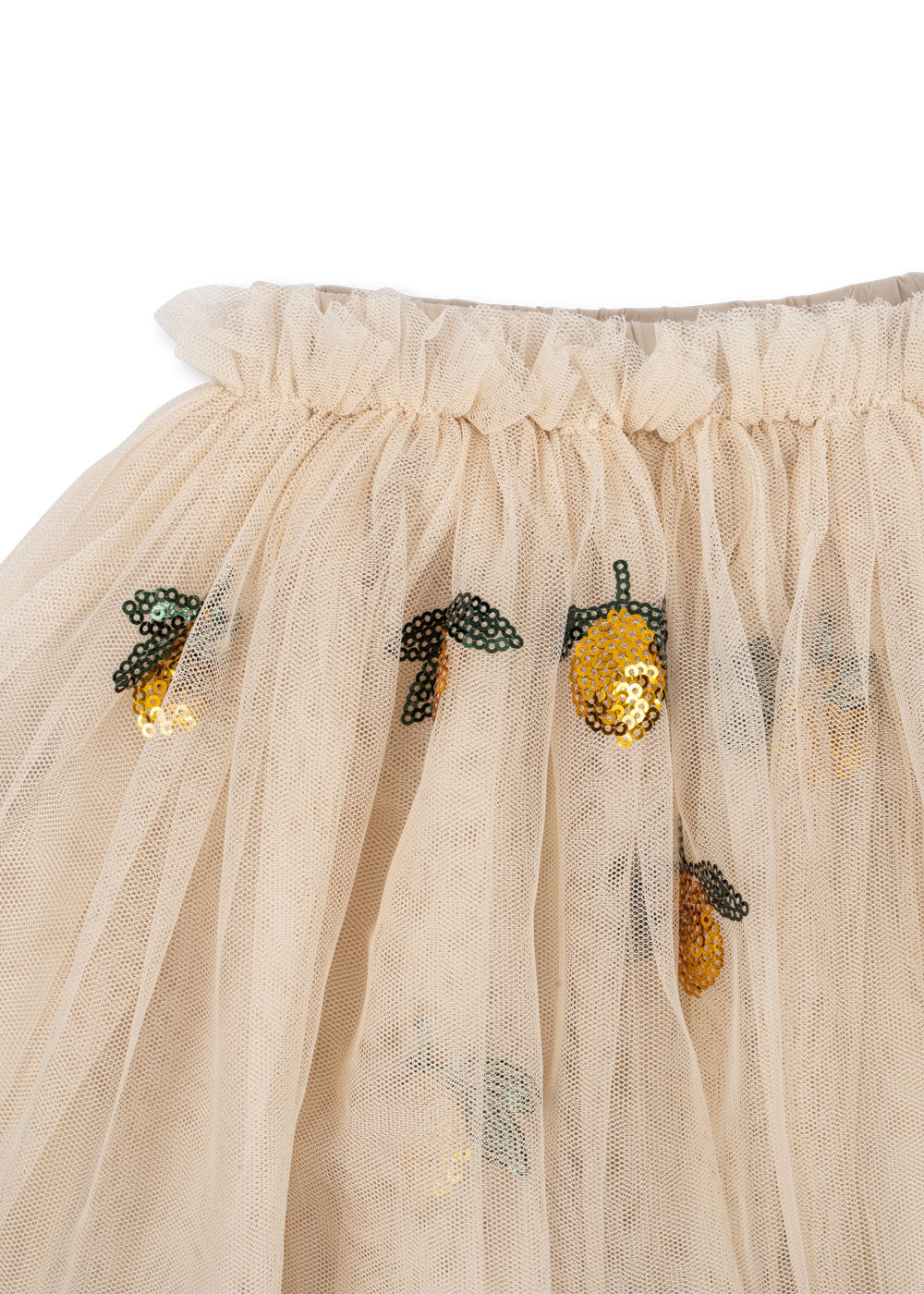 Yvonne nederdel - lemon sequin - 12M